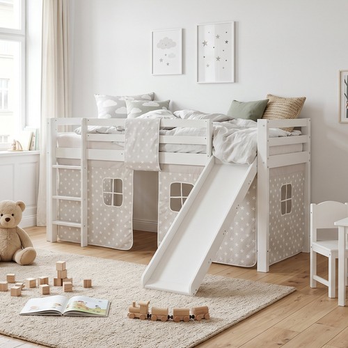 Lit enfants superposés - lit,