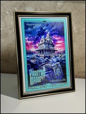 Cadre photo & Impression Disneyland Paris Phantom Manor Attraction Poster Art A4