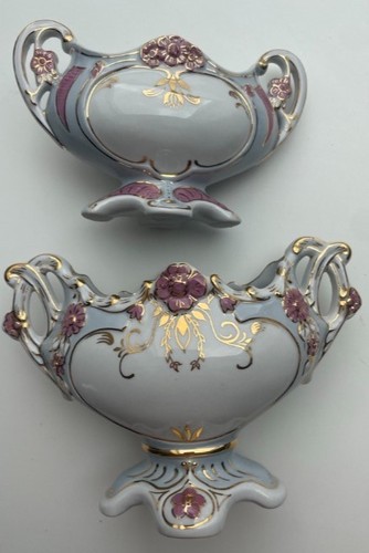 Pièces porcelaine dorée - porcelaine,