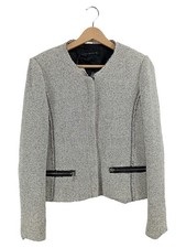 ZARA Veste Légère Femme Gris