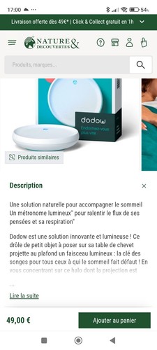 Dodow déjà plus - déjà,