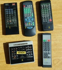 Diverses télécommandes TV