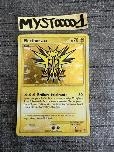 Carte pokémon electhor - carte,
