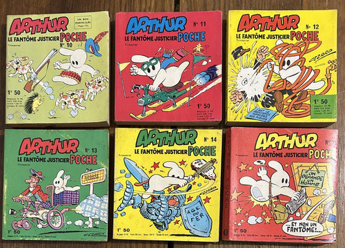 Lot petit format arthur - bd,