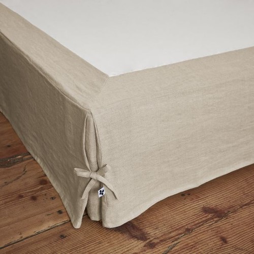 Cache sommier 140x190 lin - 140x190, cm