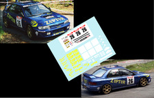 [DECALS 1/43] SUBARU IMPREZA 555 GR. A - MARIANI - RALLYE WRC TOUR DE CORSE 1998
