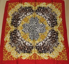 Foulard Vintage 100% Soie Silk