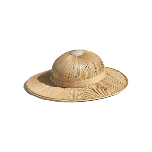 Chapeau colonial feuilles - colonial, en