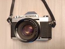 Appareil photo Konica Autoreflex T3 Hexanon 50 mm f1.7 Argentique Film Testé 