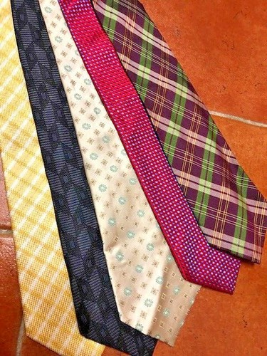 Lot cravates soie grande - lot, 4