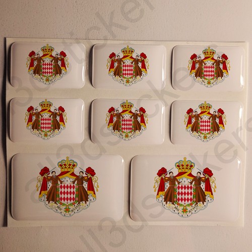 Autocollant monaco armoiries - autocollant,