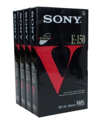 Lot video cassette sony - lot, 4