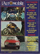L'AUTOMOBILE 321 1973 MONTE