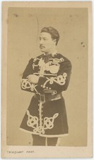 CDV circa 1865. Le dompteur François Bidel par Trinquart à Paris. Cirque. Circus