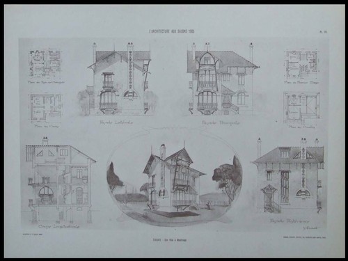 Montrouge villa art nouveau - montrouge,,