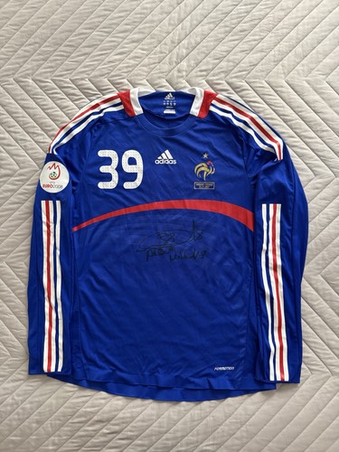 Maillot france porté signé - maillot,