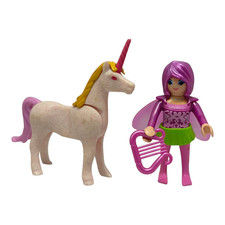 sympa  fée + licorne   Playmobil ( princesse , chateau   ) 2916
