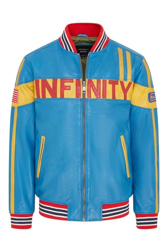 Veste moto cuir - cuir, d'agneau