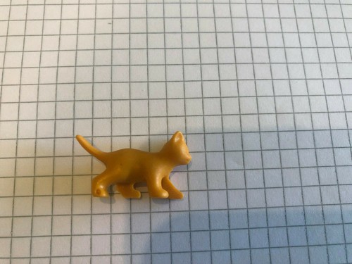 Playmobil petit chat - chat, orange