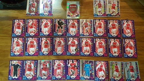 Match attax arsenal full - match, 16/17