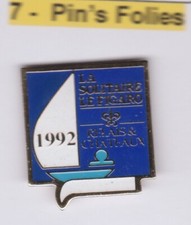 Pin's Le solitaire Relais chateaux Le figaro presse media voile sailing 92