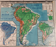 Ancienne carte scolaire Hatier