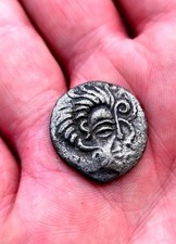 Monnaie Gauloise Statère Coriosolite En Argent Billion