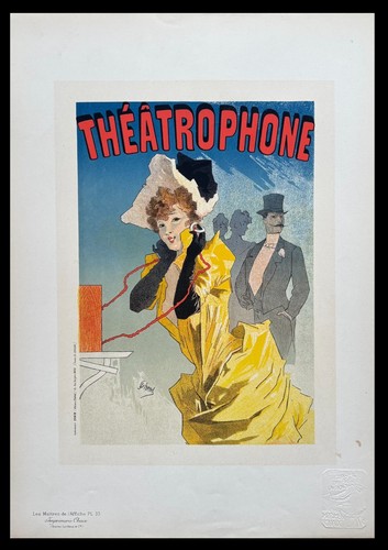Jules cheret théâtrophone - jules, :