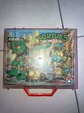 SUPERBE BOÎTE 20 CUBES PUZZLE VINTAGE TORTUES NINJA COMPLET (DUJARDIN)