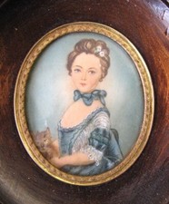 Lot De Trois Portraits En