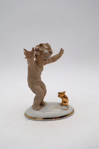 Figurine biscuit porcelaine - figurine, en