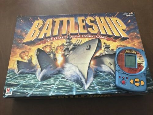 2002 board game battleship - board, and