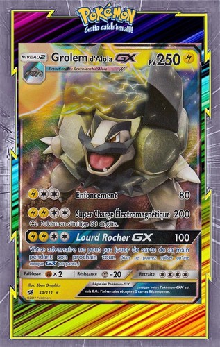 Grolem alola gx - grolem, d'alola