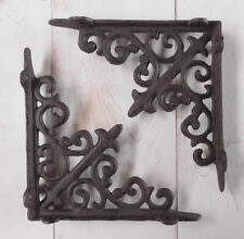 2 ÉTAGÈRES CONSOLES EN FONTE