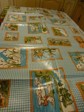 grande nappe toile cirée   ,2,40x1,40  ====neuve les animaux divers 