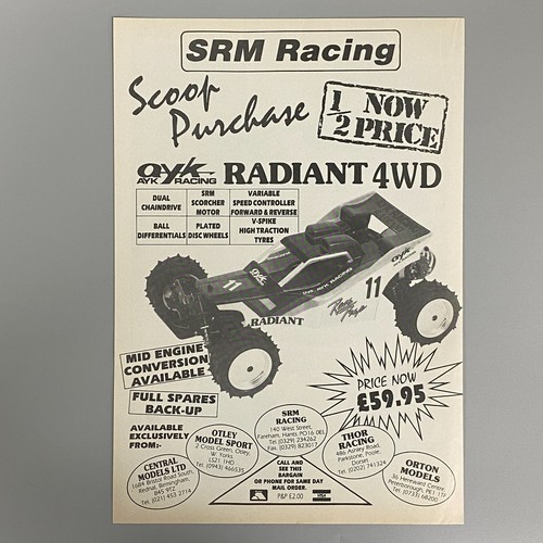 Ayk course radiant - 4wd, srm