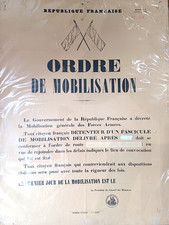 AFFICHE ORIGINALE ORDRE DE