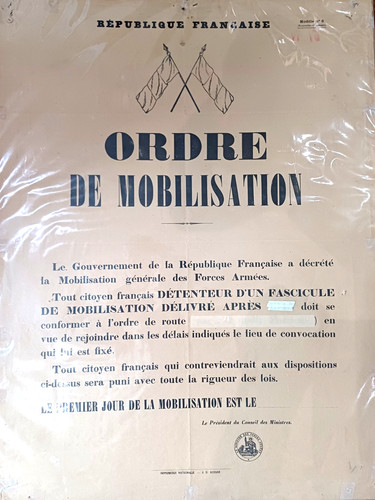 Affiche originale ordre - affiche,