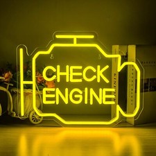 Panneau néon Check Engine