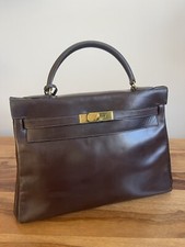 Hermès Sublime Sac à mains Kelly 32 en cuir marron