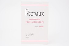 Notice " Rectaflex Adaptateur pour microscope Code: SAMIC" (Fr)