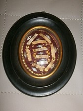 ANCIEN CADRE VITRINE RELIQUAIRE/PLUSIEURS RELIQUE/CACHET CIRE ROUGE/13x15cm/XIXè