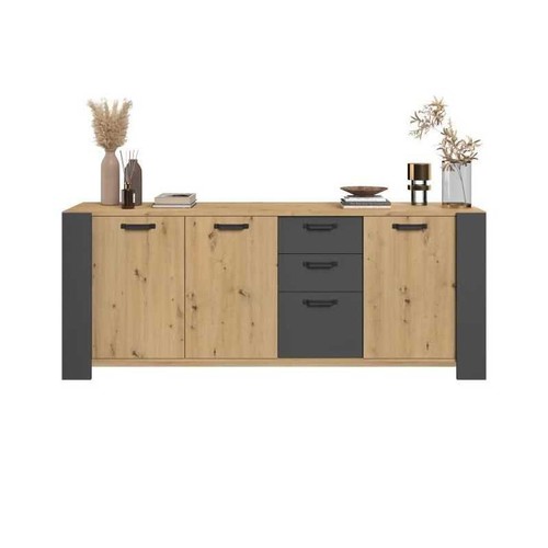 Buffet loft decor chene - loft,