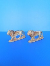 QUIRALU /   CIRQUE OU ANIMAUX SAUVAGES  BEL ENSEMBLE de 2 LIONS