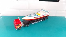 270725 miniature camion Majorette volvo 1/60 transport bateau fatal ocean course