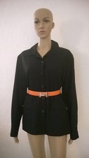 Hermès Superbe et authentique chemise veste en laine noire - Neuve