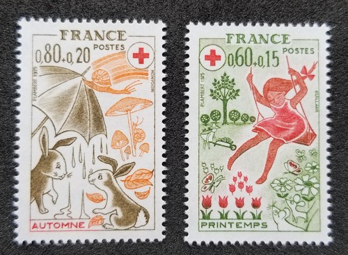 France croix rouge - france, 1975