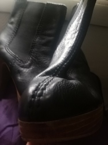 Bottines cuir taille - 🎀,