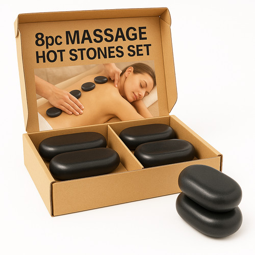 Kit massage aux pierres - aux,