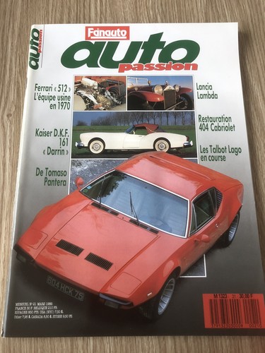 Revue magazine auto passion - revue,
